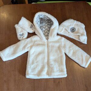 Just One You Jacket with Hat and Mittens Size 9-12M